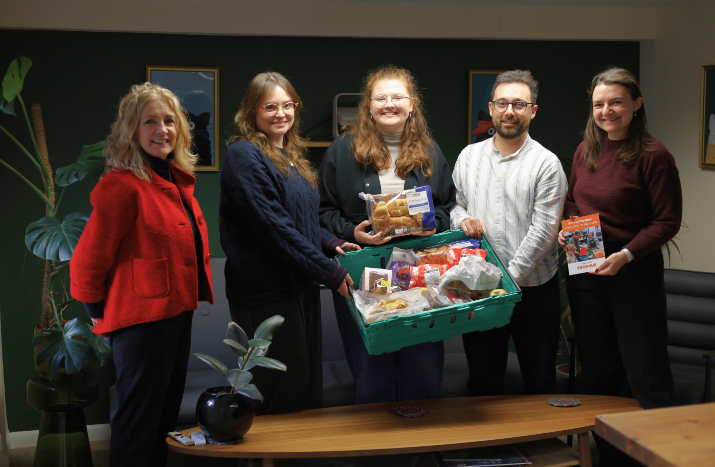 The Shrewsbury Food Hub at GrowRoom's office